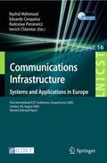 Mehmood / Chlamtac / Cerqueira |  Communications Infrastructure, Systems and Applications | Buch |  Sack Fachmedien