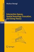 Banagl |  Intersection Spaces, Spatial Homology Truncation, and String Theory | Buch |  Sack Fachmedien