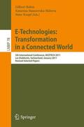 Babin / Stanoevska-Slabeva / Kropf |  E-Technologies: Transformation in a Connected World | Buch |  Sack Fachmedien