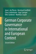 du Plessis / Großfeld / Luttermann |  German Corporate Governance in International and European Context | eBook | Sack Fachmedien