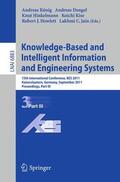 König / Dengel / Hinkelmann |  Knowledge-Based and Intelligent Information and Engineering | Buch |  Sack Fachmedien
