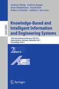 Koenig / Dengel / Hinkelmann |  Knowledge-Based and Intelligent Information and Engineering | Buch |  Sack Fachmedien