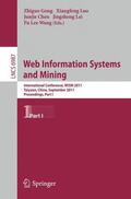 Gong / Luo / Chen |  Web Information Systems and Mining | Buch |  Sack Fachmedien
