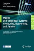 Sénac / Senac / Ott |  Mobile and Ubiquitous Systems: Computing, Networking, and Services | Buch |  Sack Fachmedien