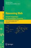 Krennwallner / Eiter |  Reasoning Web - Semantic Technologies for Advanced Query Answering | Buch |  Sack Fachmedien