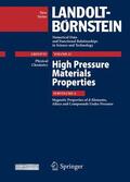 Kawazoe / Kaneko / Uwatoko |  High Pressure Materials Properties | Buch |  Sack Fachmedien