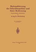 Klockenberg |  Rationalisierung der Schreibmaschine und ihrer Bedienung | Buch |  Sack Fachmedien