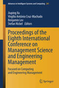 Xu / Nickel / Cruz-Machado |  Proceedings of the Eighth International Conference on Management Science and Engineering Management | Buch |  Sack Fachmedien