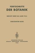 Lüttge / Beyschlag / Cushman |  Bericht über das Jahr 1954 | Buch |  Sack Fachmedien