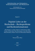 Hoeren / Albrecht / Borutta |  Digitale Lehre an der Hochschule - Rechtsprobleme und Rechtsinformationen | Buch |  Sack Fachmedien