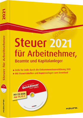 Dittmann / Haderer / Happe | Dittmann, W: Steuer 2021 für Arbeitnehmer/ inkl. CD-ROM | Buch | sack.de