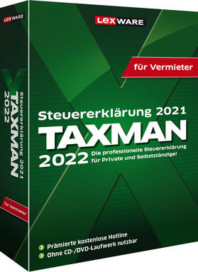 TAXMAN 2022 für Vermieter | Sonstiges | sack.de
