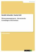 Schneider / Puhl |  Wissensmanagement - theoretische Grundlagen und Ansätze | eBook | Sack Fachmedien