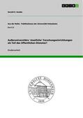 Sander |  Außeruniversitäre 'staatliche' Forschungseinrichtungen als Teil des öffentlichen Dienstes? | Buch |  Sack Fachmedien