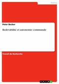 Becker |  Redevabilité et autonomie communale | eBook | Sack Fachmedien