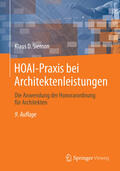 Siemon |  HOAI-Praxis bei Architektenleistungen | eBook | Sack Fachmedien