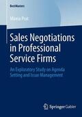 Prat |  Sales Negotiations in Professional Service Firms | Buch |  Sack Fachmedien