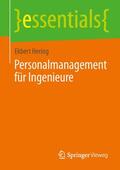Hering |  Hering, E: Personalmanagement für Ingenieure | Buch |  Sack Fachmedien