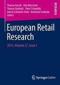 Schramm-Klein / Foscht / Morschett |  European Retail Research | Buch |  Sack Fachmedien