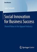 Schmitt |  Social Innovation for Business Success | Buch |  Sack Fachmedien