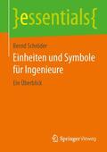 Schröder |  Einheiten und Symbole für Ingenieure | Buch |  Sack Fachmedien