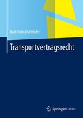 Gimmler |  Transportvertragsrecht | Buch |  Sack Fachmedien