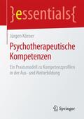 Körner |  Psychotherapeutische Kompetenzen | Buch |  Sack Fachmedien