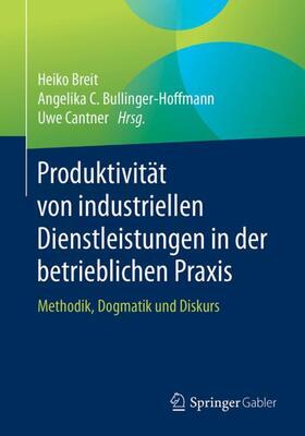 Breit / Cantner / Bullinger-Hoffmann | Produktivität von industriellen Dienstleistungen in der betrieblichen Praxis | Buch | sack.de