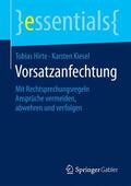 Hirte / Kiesel |  Hirte, T: Vorsatzanfechtung | Buch |  Sack Fachmedien