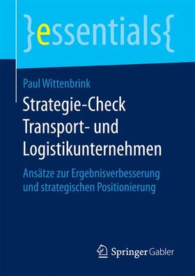 Wittenbrink | Strategie-Check Transport- und Logistikunternehmen | Buch | sack.de