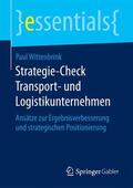 Wittenbrink |  Strategie-Check Transport- und Logistikunternehmen | Buch |  Sack Fachmedien