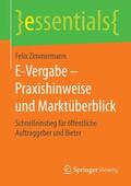 Zimmermann |  E-Vergabe - Praxishinweise und Marktüberblick | Buch |  Sack Fachmedien