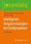 Agthe / Löchner / Schmitt |  Intelligente Vergabestrategien bei Großprojekten | Buch |  Sack Fachmedien