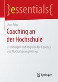 Fahr |  Coaching an der Hochschule | Buch |  Sack Fachmedien