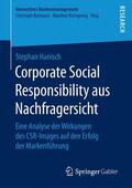 Hanisch |  Corporate Social Responsibility aus Nachfragersicht | Buch |  Sack Fachmedien