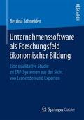 Schneider |  Unternehmenssoftware als Forschungsfeld ökonomischer Bildung | Buch |  Sack Fachmedien