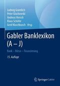 Gramlich / Gluchowski / Horsch |  Gabler Banklexikon (A - J) | Buch |  Sack Fachmedien