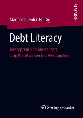 Schneider-Reißig | Debt Literacy | Buch | sack.de