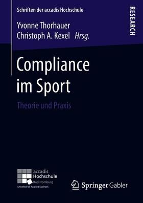 Thorhauer / Kexel | Compliance im Sport | Buch | sack.de