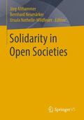 Althammer / Nothelle-Wildfeuer / Neumärker |  Solidarity in Open Societies | Buch |  Sack Fachmedien