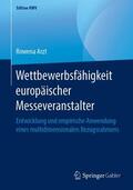 Arzt |  Wettbewerbsfähigkeit europäischer Messeveranstalter | Buch |  Sack Fachmedien