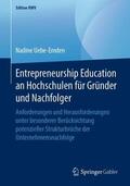 Uebe-Emden |  Entrepreneurship Education an Hochschulen für Gründer und Nachfolger | Buch |  Sack Fachmedien
