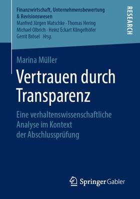 Müller | Vertrauen durch Transparenz | Buch | sack.de