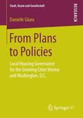 Gluns |  From Plans to Policies | Buch |  Sack Fachmedien