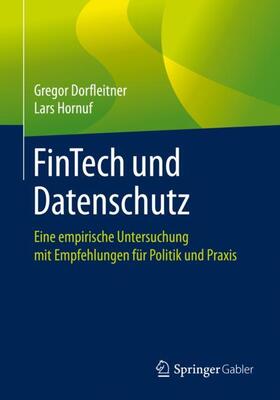 Dorfleitner / Hornuf | FinTech und Datenschutz | Buch | sack.de