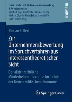 Follert | Zur Unternehmensbewertung im Spruchverfahren aus interessentheoretischer Sicht | Buch | sack.de