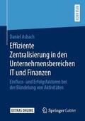 Asbach |  Effiziente Zentralisierung in den Unternehmensbereichen IT und Finanzen | Buch |  Sack Fachmedien