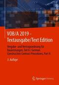 Fachmedien / Springer Fachmedien Wiesbaden |  VOB/A 2019 - Textausgabe/Text Edition | Buch |  Sack Fachmedien