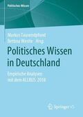 Westle / Tausendpfund |  Politisches Wissen in Deutschland | Buch |  Sack Fachmedien