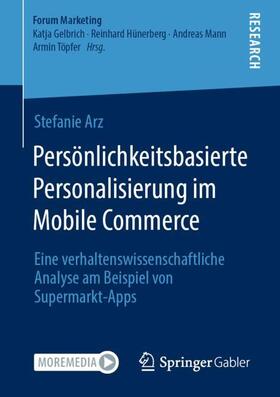 Arz | Persönlichkeitsbasierte Personalisierung im Mobile Commerce | Buch | sack.de